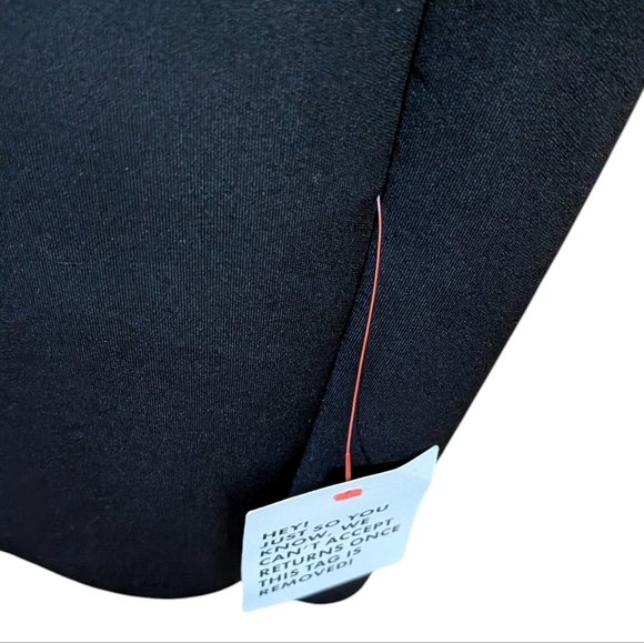 ASOS DESIGN peekaboo shoulder gathered midi pencil dress in black..size 14 - Picture 5 of 8